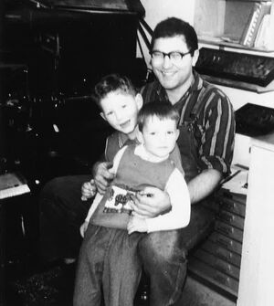 Robert Hurler mit Armin und Rainer